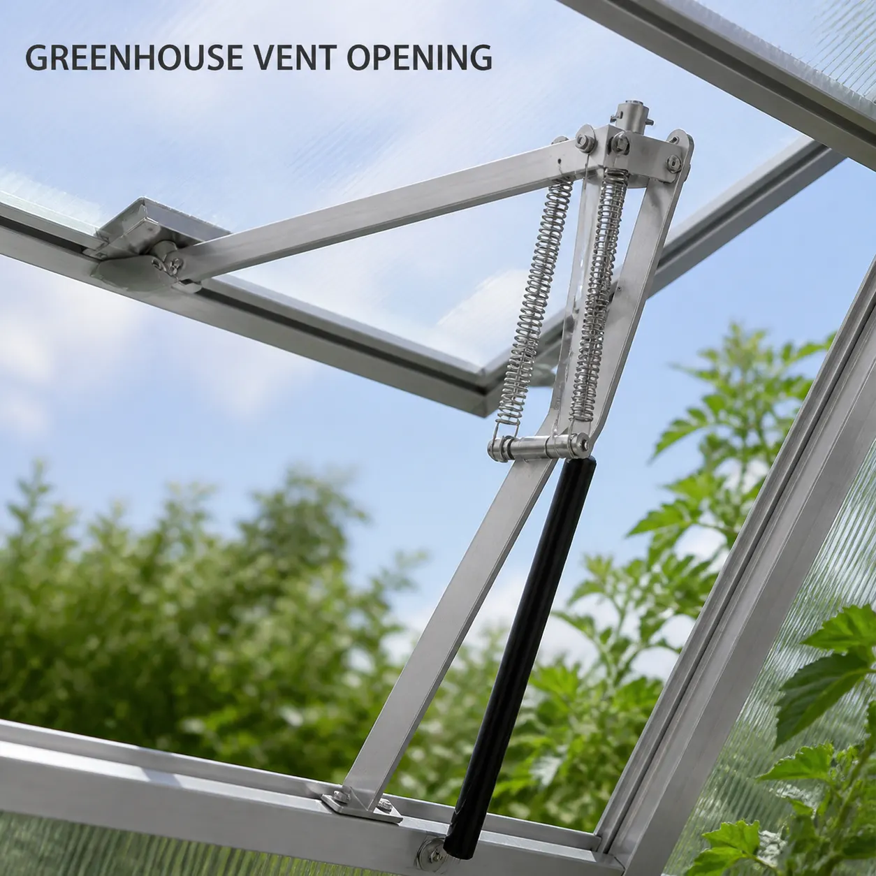 Automatic Greenhouse Window Opener detail view
